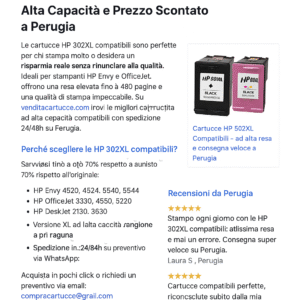 HP 302XL compatibili
